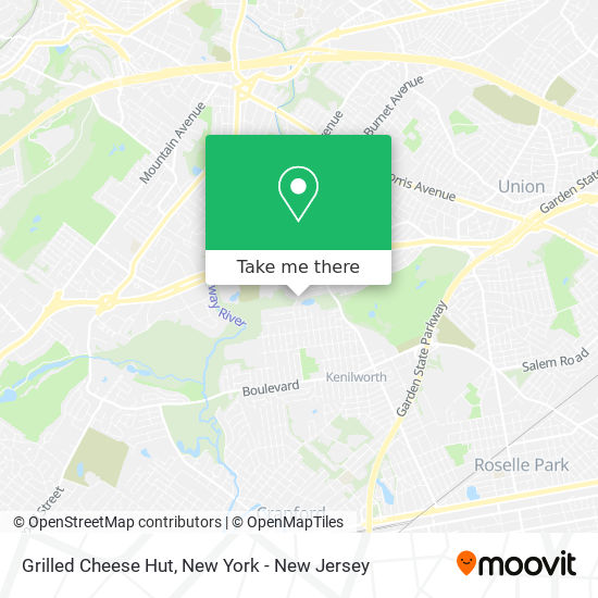 Grilled Cheese Hut map