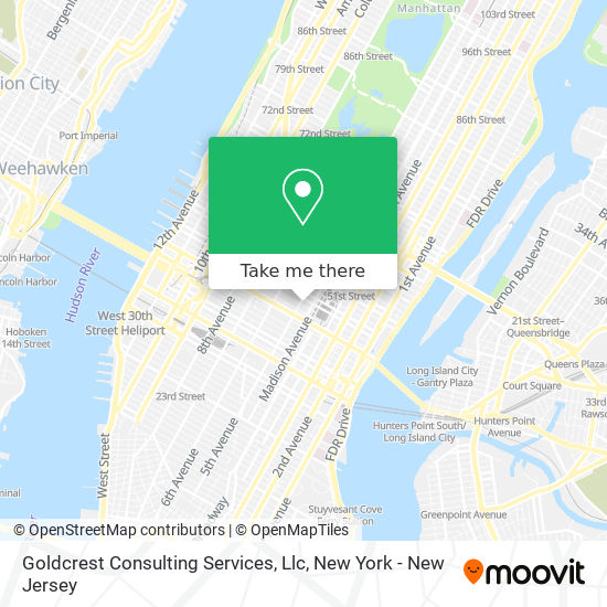 Goldcrest Consulting Services, Llc map