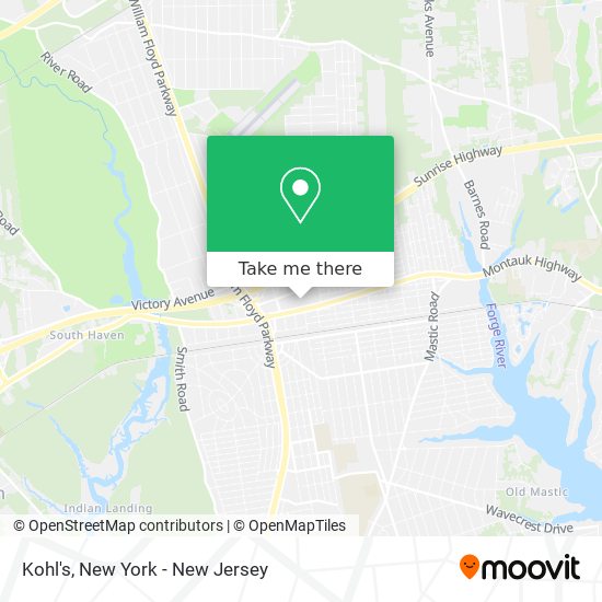 Kohl's map