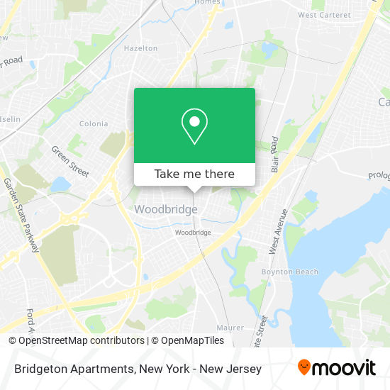 Bridgeton Apartments map