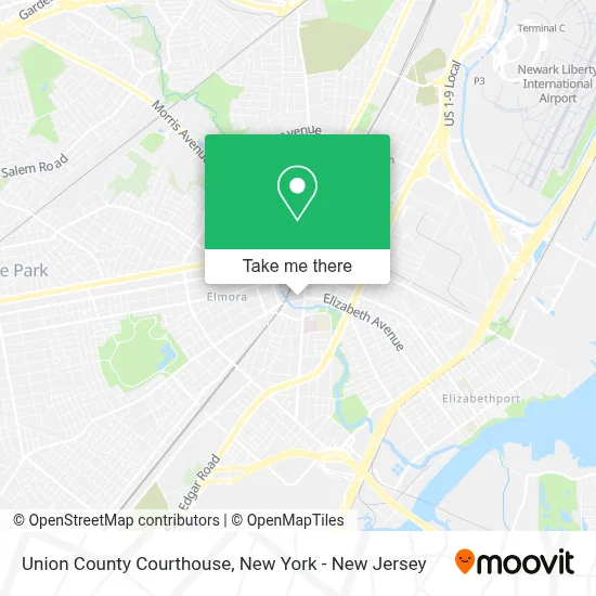 Union County Courthouse map