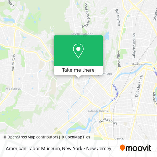 Mapa de American Labor Museum
