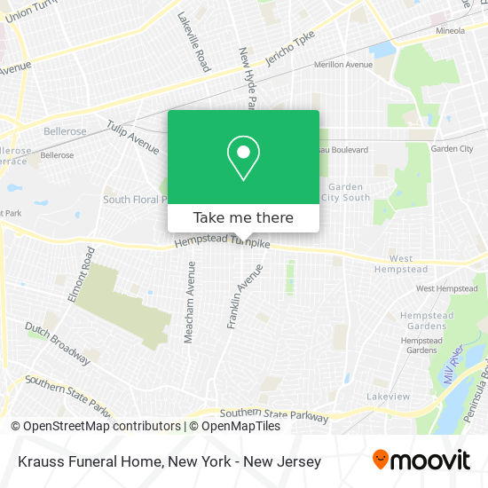 Mapa de Krauss Funeral Home