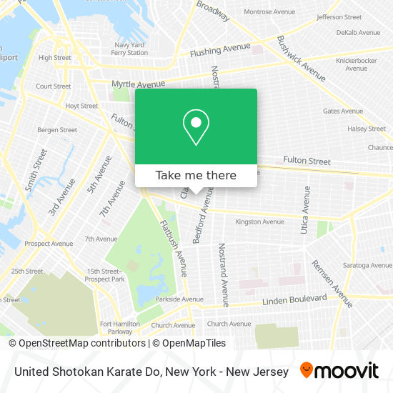 United Shotokan Karate Do map