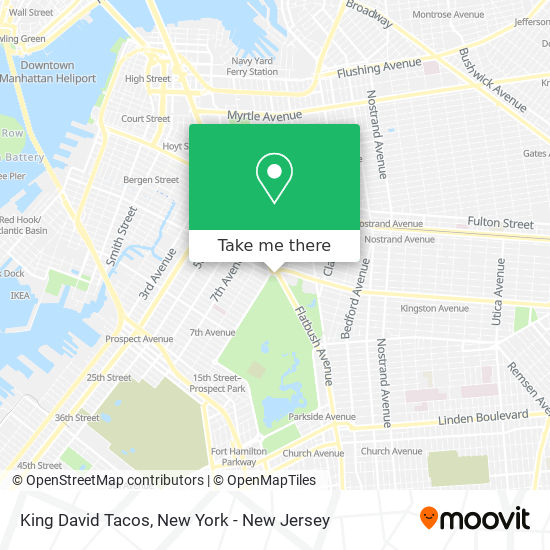 King David Tacos map