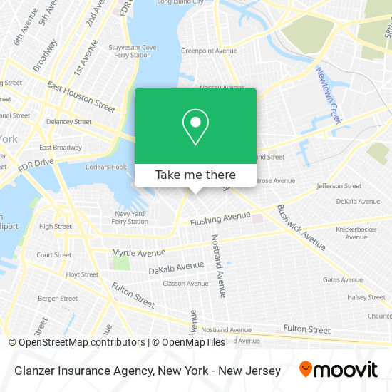 Glanzer Insurance Agency map