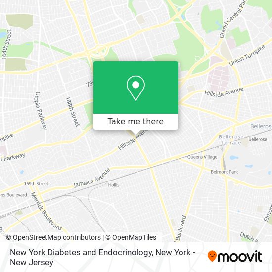 Mapa de New York Diabetes and Endocrinology
