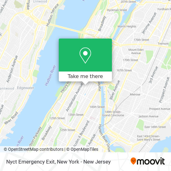 Nyct Emergency Exit map