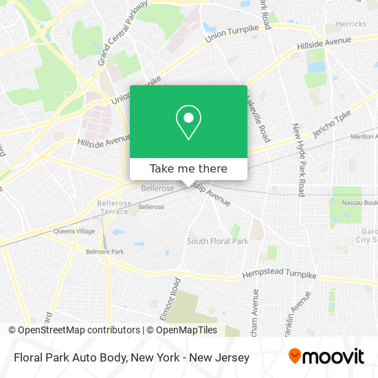 Floral Park Auto Body map