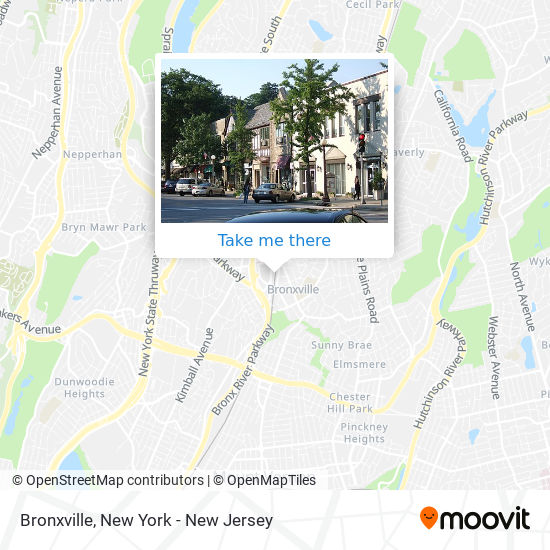 Mapa de Bronxville