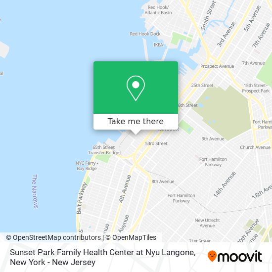 Mapa de Sunset Park Family Health Center at Nyu Langone