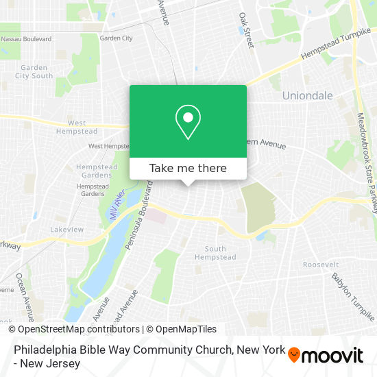Mapa de Philadelphia Bible Way Community Church