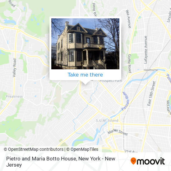 Pietro and Maria Botto House map