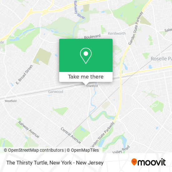 The Thirsty Turtle map