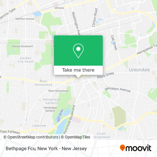 Mapa de Bethpage Fcu