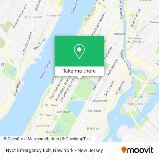 Nyct Emergency Exit map