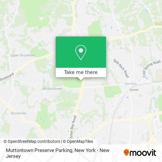 Mapa de Muttontown Preserve Parking
