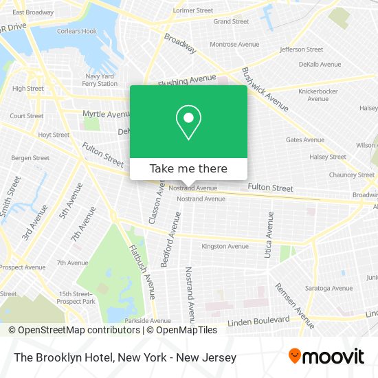 Mapa de The Brooklyn Hotel