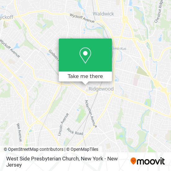 Mapa de West Side Presbyterian Church