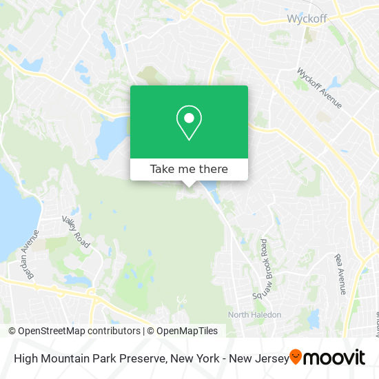 Mapa de High Mountain Park Preserve