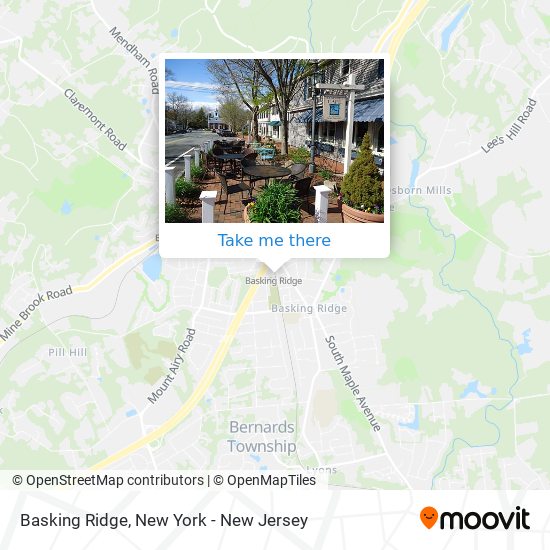 Mapa de Basking Ridge