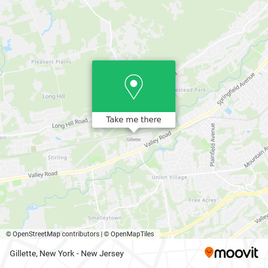 Gillette map