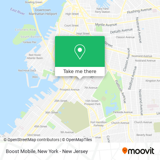 Boost Mobile map