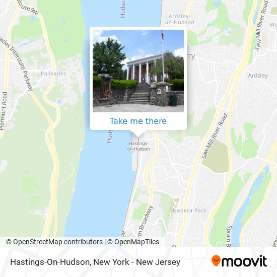 Hastings-On-Hudson map