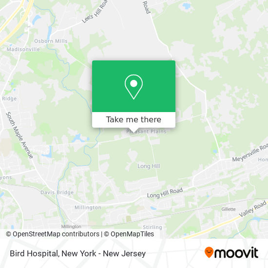 Bird Hospital map