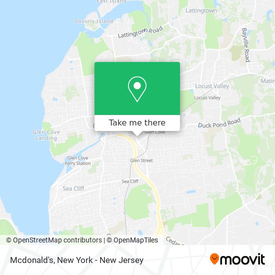 Mapa de Mcdonald's