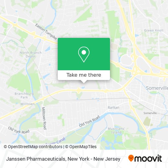 Janssen Pharmaceuticals map