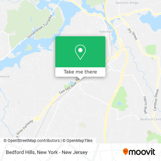 Bedford Hills map