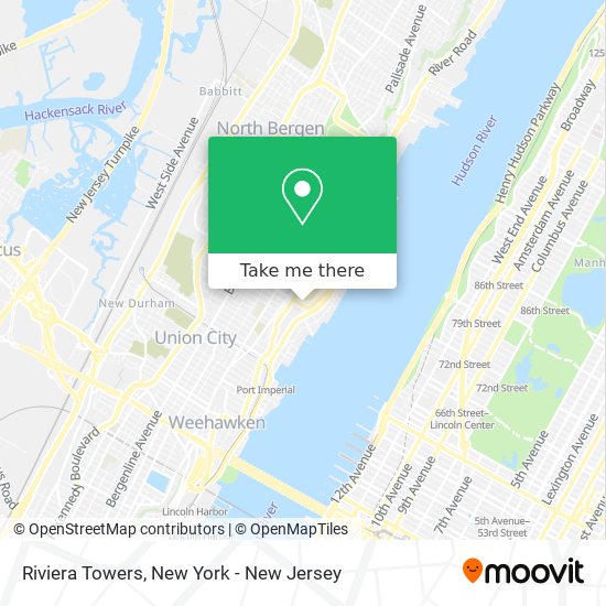 Mapa de Riviera Towers