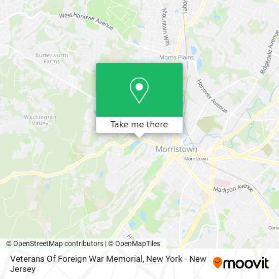 Veterans Of Foreign War Memorial map