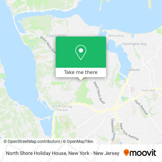 Mapa de North Shore Holiday House