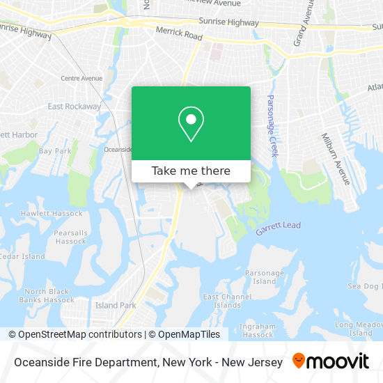 Oceanside Fire Department map