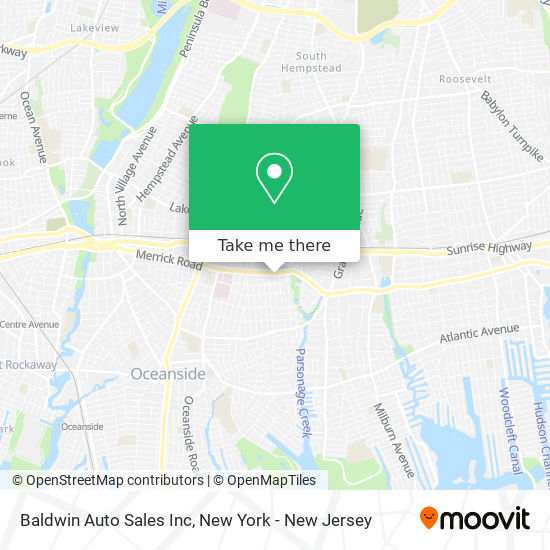 Mapa de Baldwin Auto Sales Inc