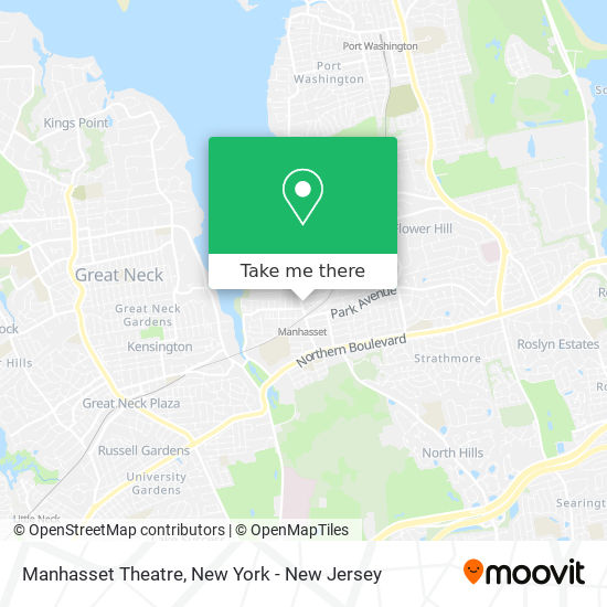 Manhasset Theatre map