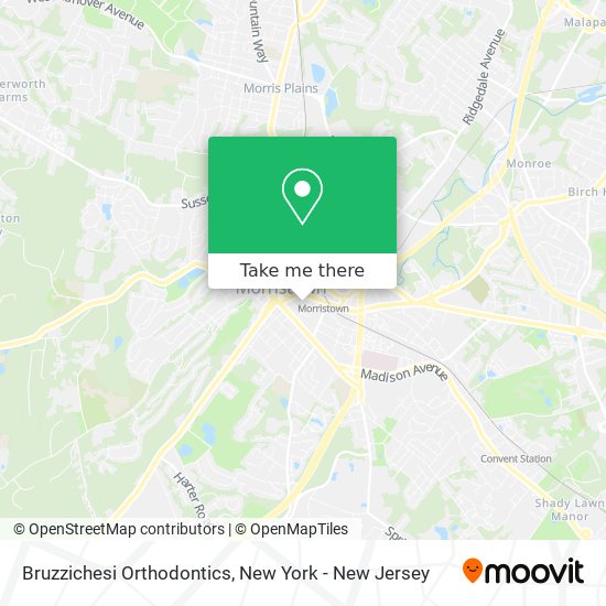 Mapa de Bruzzichesi Orthodontics