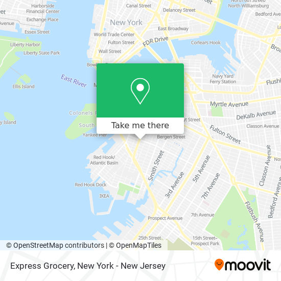 Express Grocery map