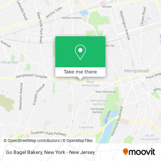 Mapa de Go Bagel Bakery