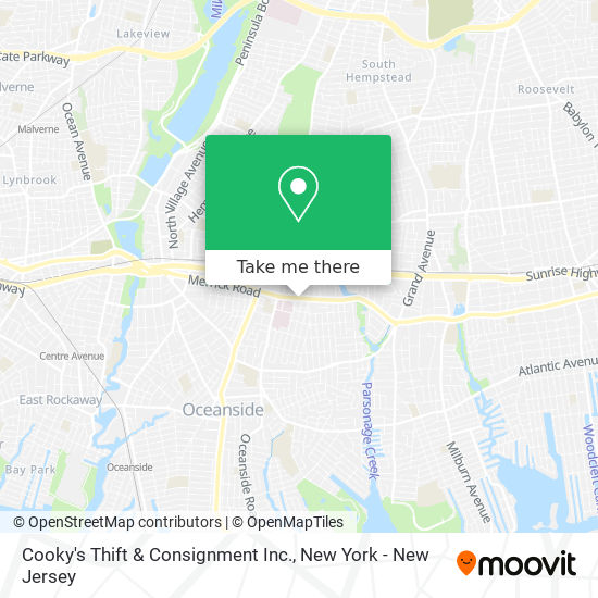 Cooky's Thift & Consignment Inc. map