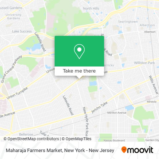 Mapa de Maharaja Farmers Market