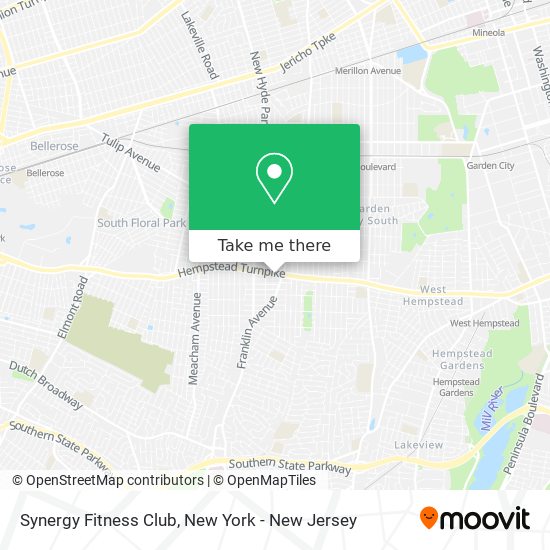 Synergy Fitness Club map