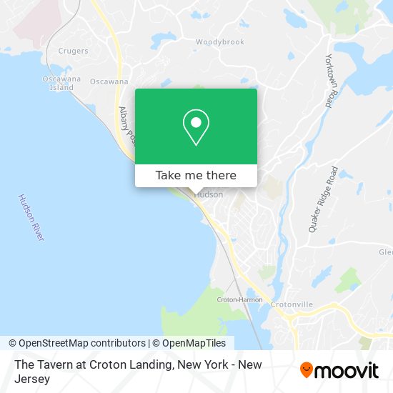 The Tavern at Croton Landing map