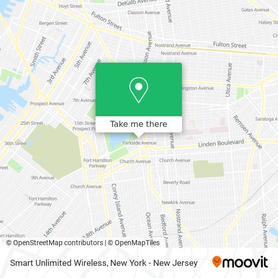 Mapa de Smart Unlimited Wireless