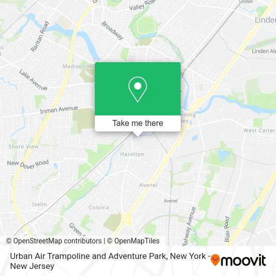Mapa de Urban Air Trampoline and Adventure Park