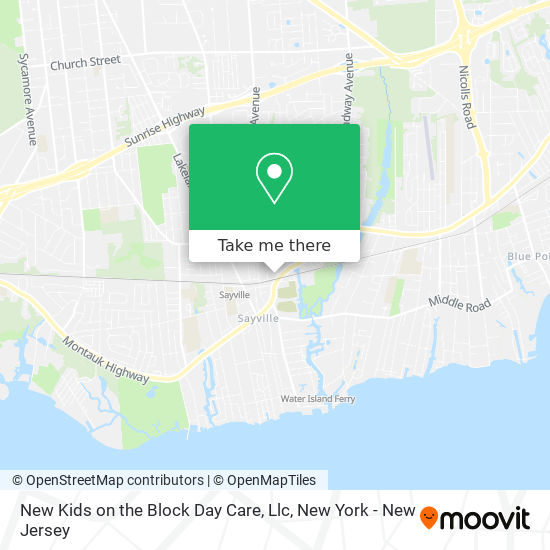 Mapa de New Kids on the Block Day Care, Llc