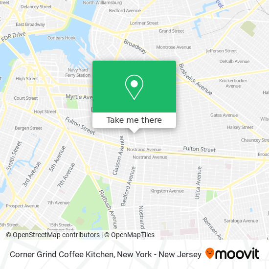 Mapa de Corner Grind Coffee Kitchen