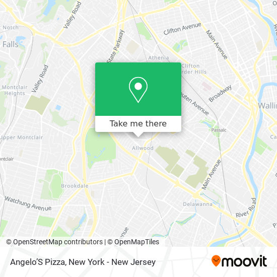 Mapa de Angelo’S Pizza